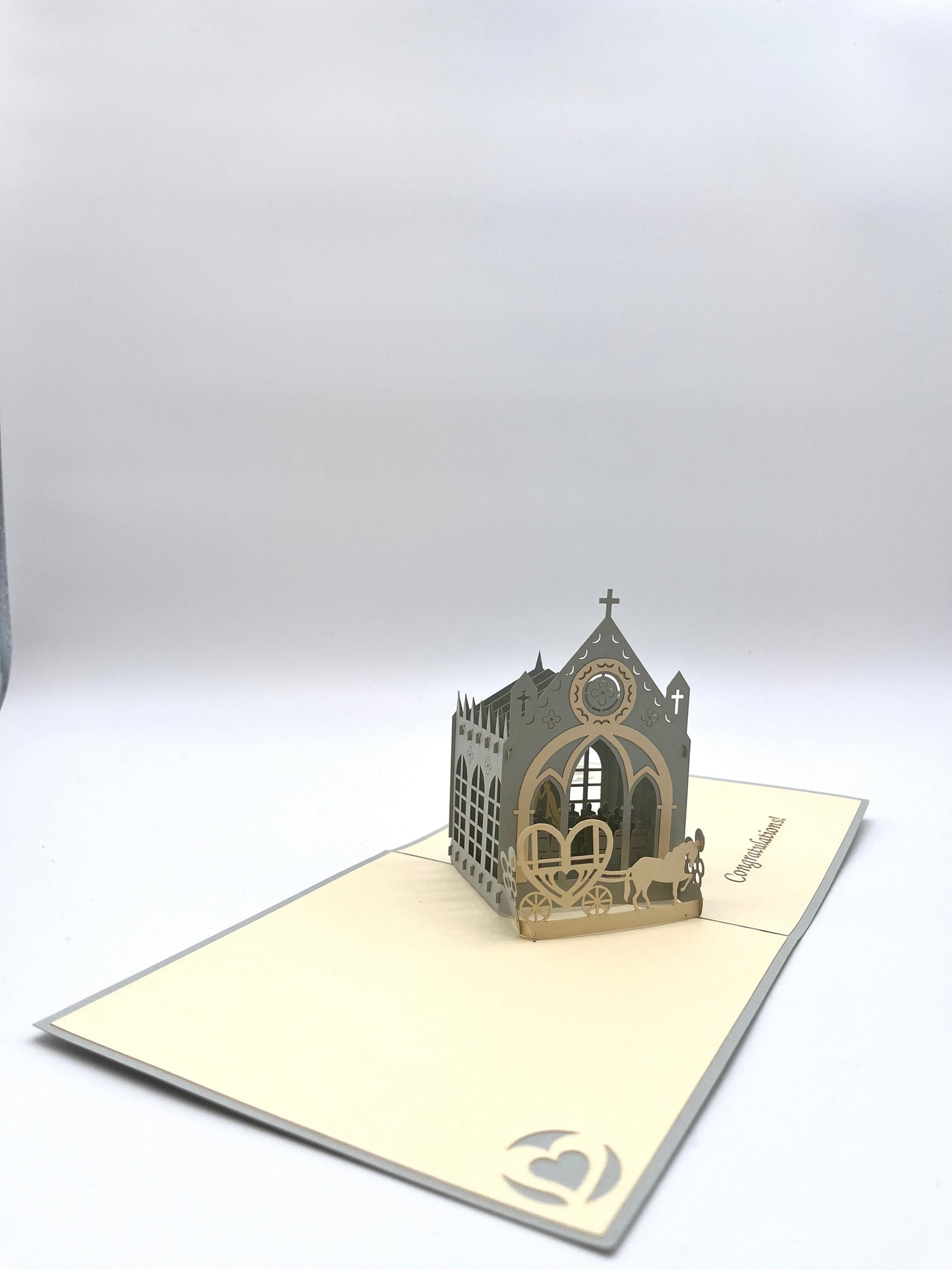 Hochzeit Kirche 3D Pop-Up Karte