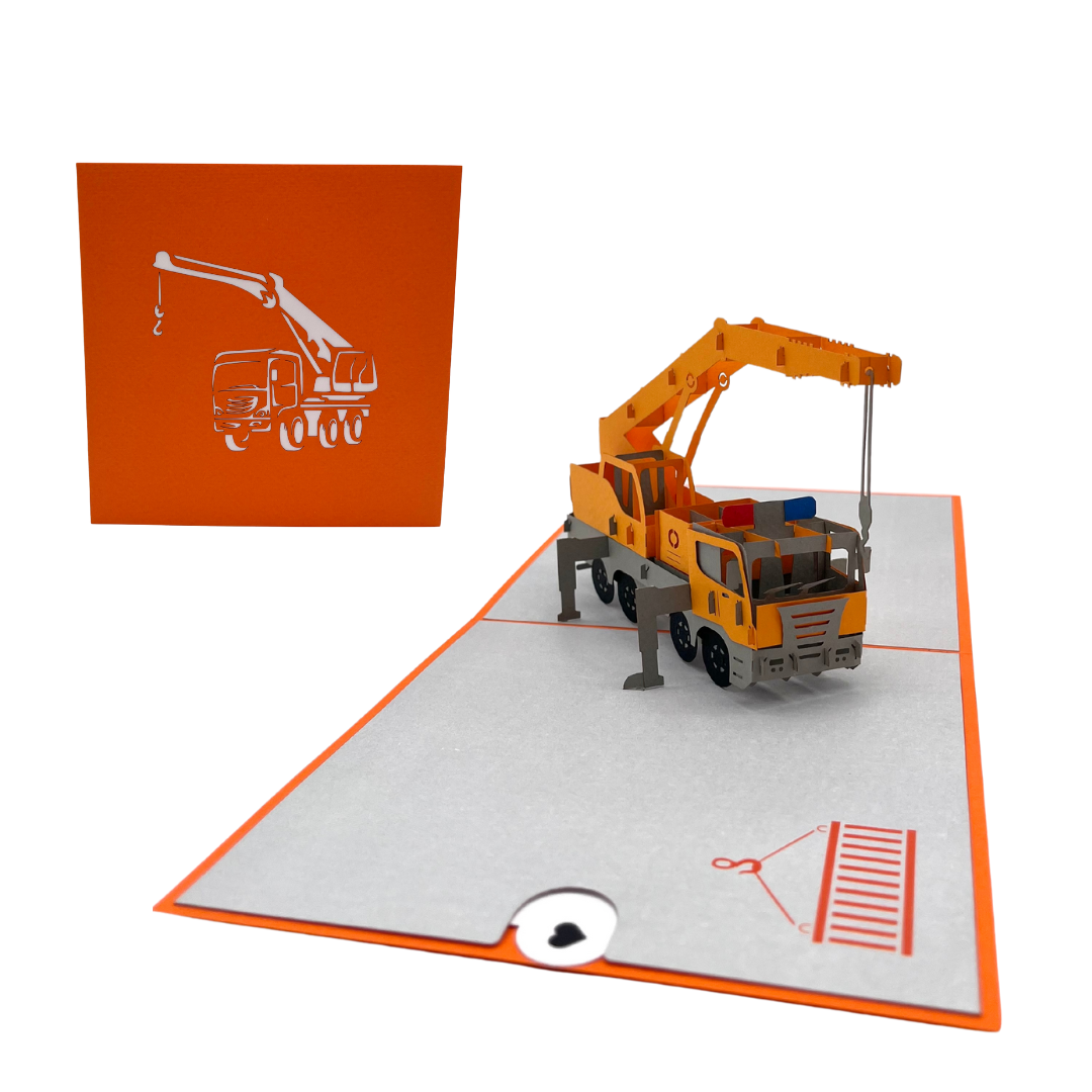 Kran (Mobilkran) 3D Pop-UP