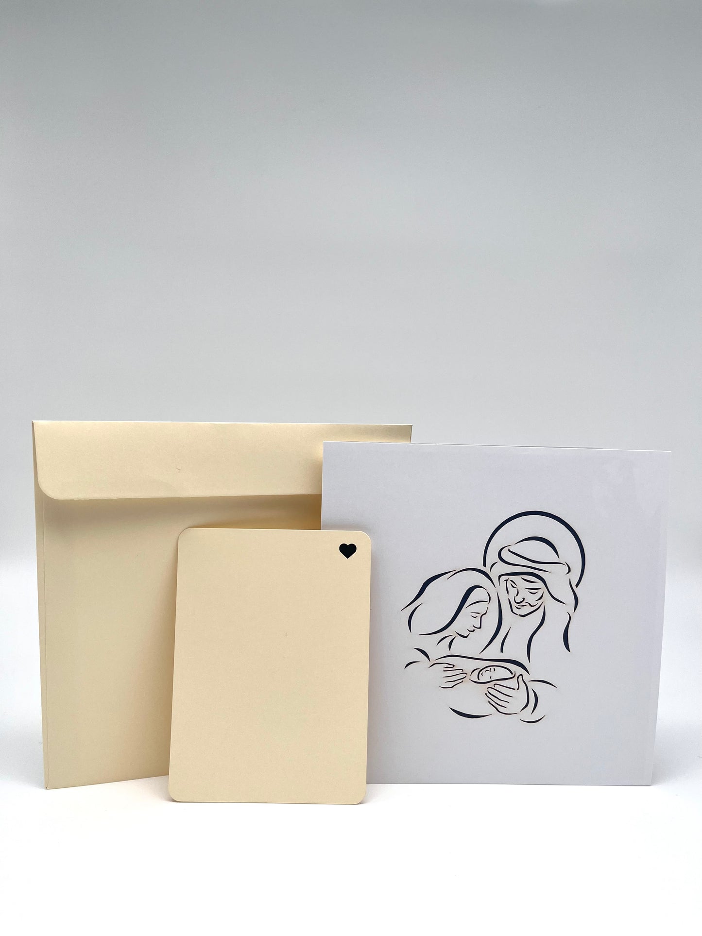 Weihnachtskrippe Geburt Jesu Karte 3D Pop-Up